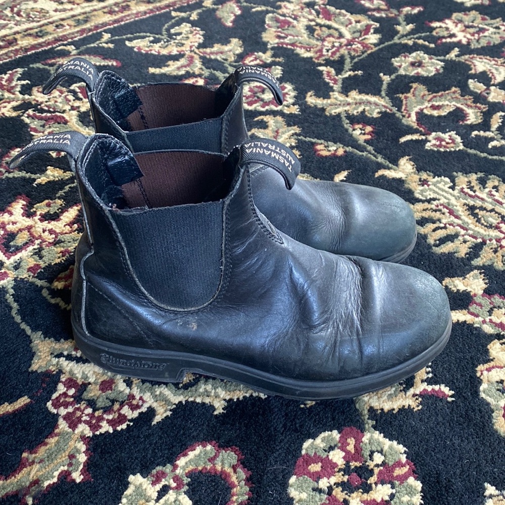 Blundstone 510 Black Leather Ankle Chelsea Boots